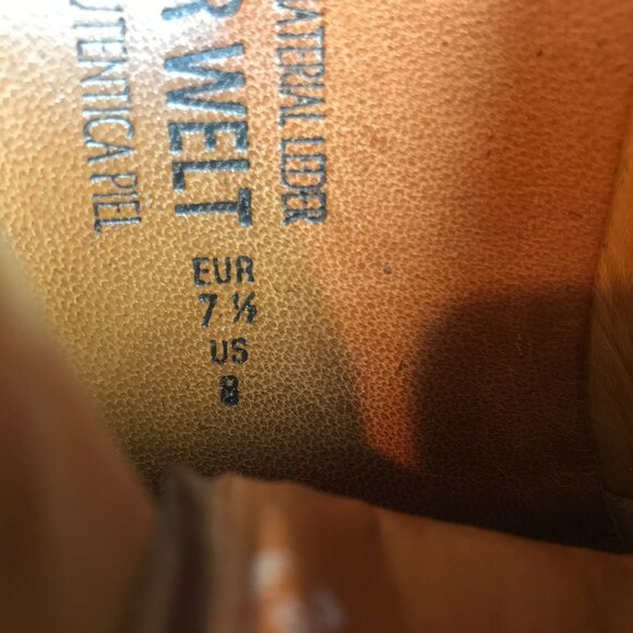 Mephisto Air Relax Goodyear Welt Brown Leather Shoes Mens Size 8 - Picture 7 of 13